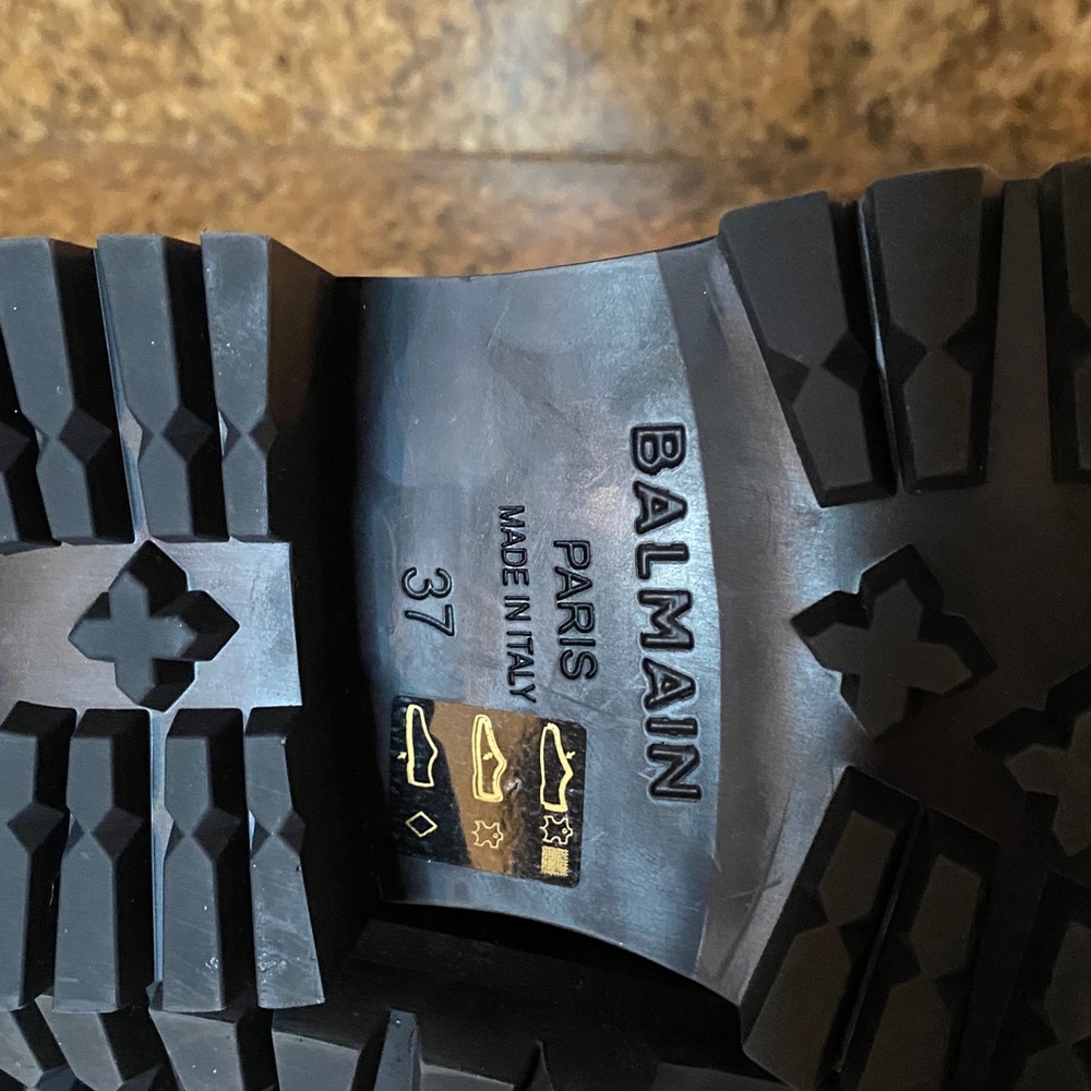 Balmain Charlie leather Combat boots - Picture 14 of 15